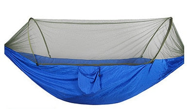 Outdoor 2 People Quick Opening Sleeping Bag Mosquito Net