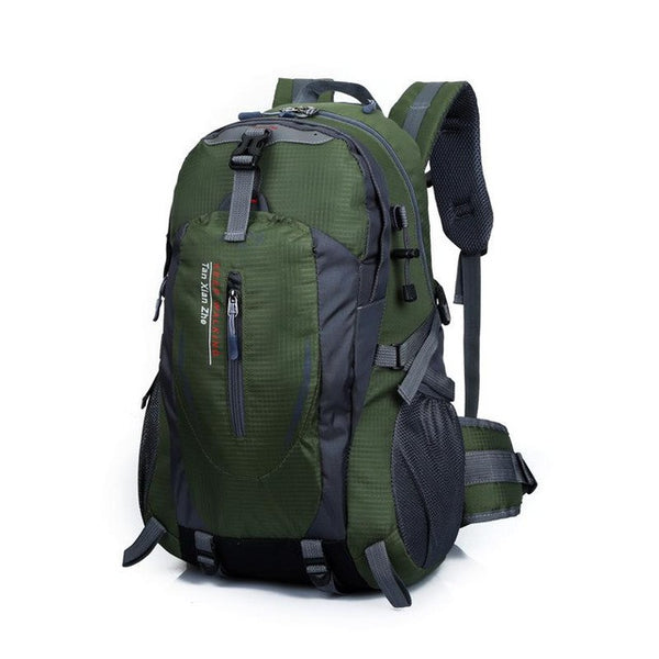 40L Waterproof Nylon Travel Hiking Backpack Women & Men Camping Climbing Outdoor Bag