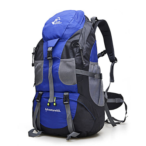 50L Outdoor Backpack Camping Bag Waterproof Mountaineering Hiking Backpacks Molle Sport Bag Climbing Rucksack FK0396