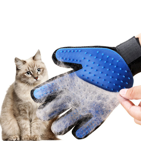Silicone Pet Grooming Glove For Cats hair Brush Comb Cleaning