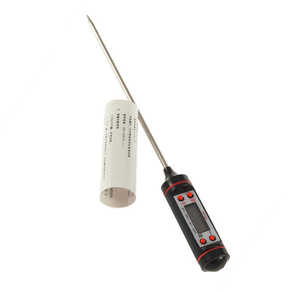 Digital Cooking Thermometer Food Probe Meat Kitchen BBQ Selectable Sensor Gauge Heat Indicator