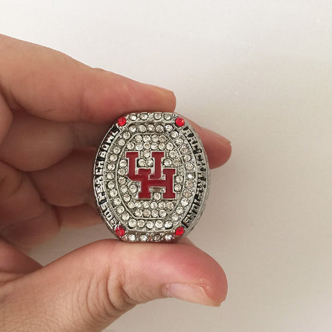 2015 Houston Cougars Peach Bowl Football Championship Ring Solid Alloy Championship Ring Size 11