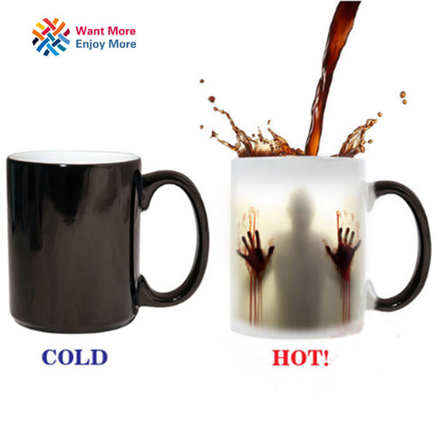 The walking dead Mug color changing Heat Sensitive Ceramic 11oz  coffee mug