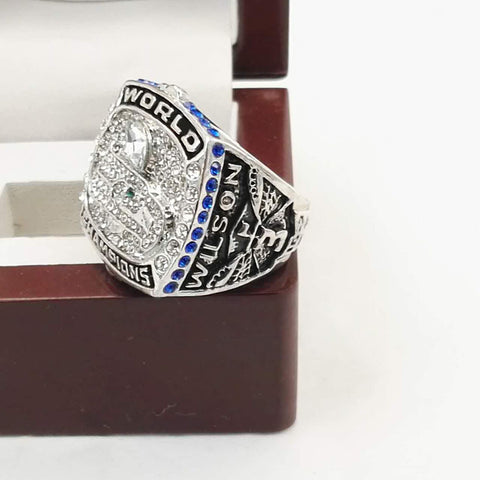 2013 Seattle Seahawks Super Bowl Championship Rings With Beautiful Wooden Box