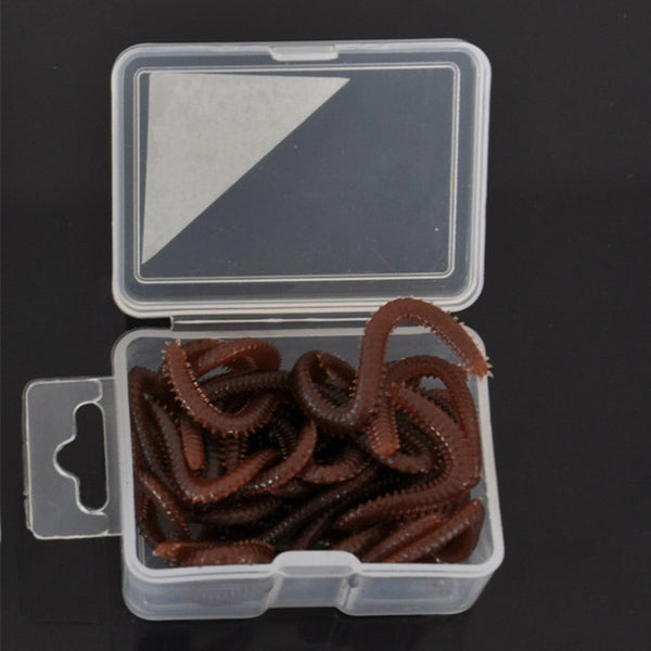 20g / Box Soft Lure Fishy Smell Earthworm Blood Worms Maggots Sea Worm Simulation Lures