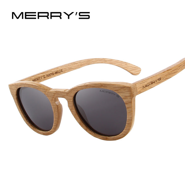 MERRY'S DESIGN HAND MADE Wooden Sunglasses Men/Women Retro Polarized Sun Glasses 100% UV Protection