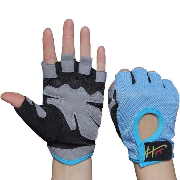 Outdoor Sports Padded Half Finger Gloves Men & Women Ladies Fitness