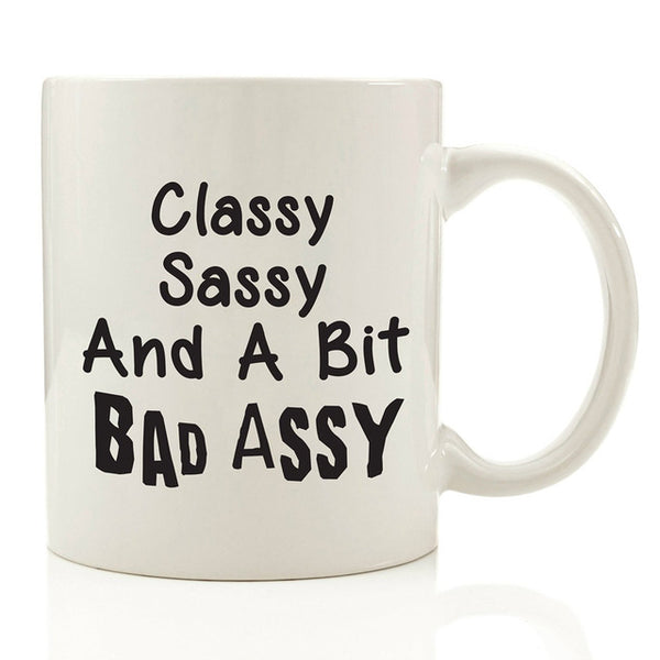 Bad Assy funny Coffee mug  Ceramic Cup 350 ml