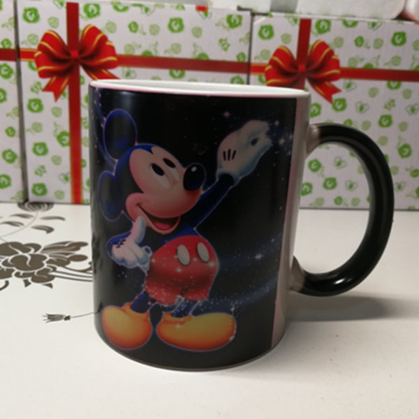 Mickey Coffee Mug Cartoon Heat Reactive Color Changing  Ceramic Cup