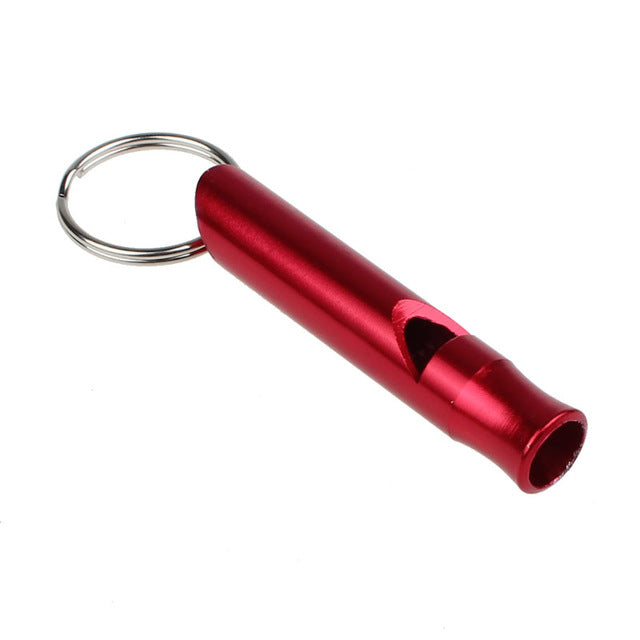 1pc Mix Aluminum Emergency Survival Whistle Keychain For Camping Hiking