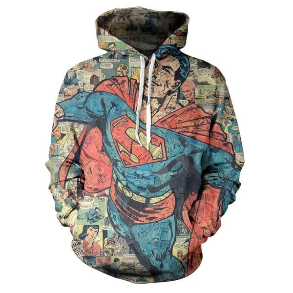 Superman Sweatshirt Hoodies A Must For All Superman Fans
