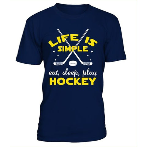 Life is Simple Hockey Shirt