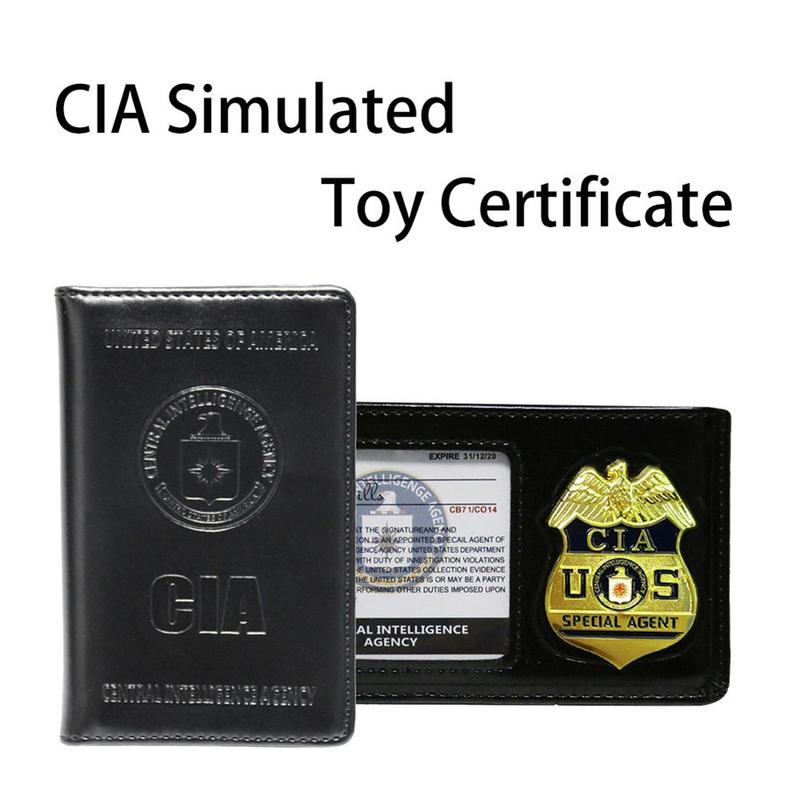 1PC Role Playing Props  CIA Badge Card Holder